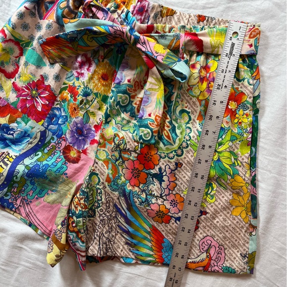 NWT S JOHNNY WAS DREAMER LINEN SHIRT/SHORTS SET - Picture 7 of 14